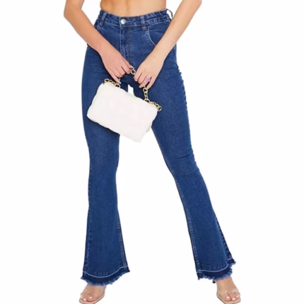 High Waisted Jeans with Internal Waist Adjusters